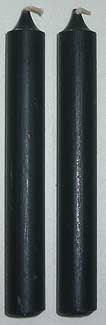 Black Chime Candle 20 Pack 4" x 1/2"