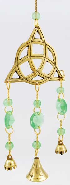 Brass Triquetra Wind Chime: Harmonious Energy