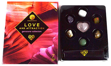 Gemstone Kit Love & Attraction With 7 Natural Stones