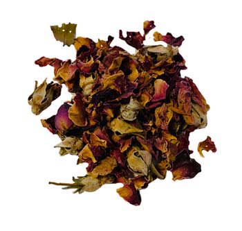 Red Rose Buds & Petals (Rosa Gallica) 2oz