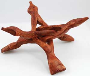 3 Legged Wooden Stand 6"