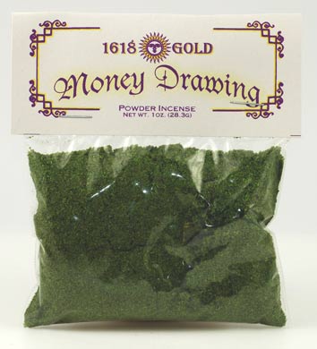 Money Drawing Powder Incense 1 oz
