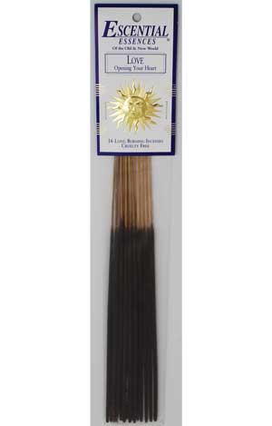 Love Escential Essences Incense Sticks 16 Pack