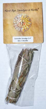 Lavender Smudge Stick 3"