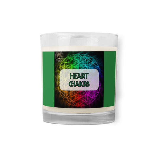Heart Chakra Glass Jar Soy Wax Candle