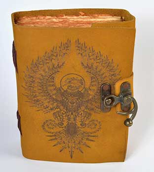 Phoenix Aged Looking Paper Leather With Latch