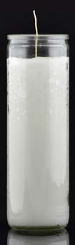 White 7 Day Jar Candle (Chakra & All Purpose)