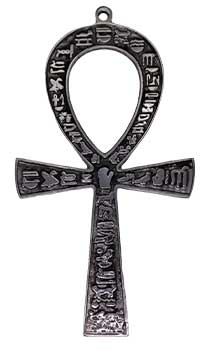 Ankh Silver Plated 4 1/2" X 8"
