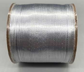 Silver Rattail Cord 2mm 144 Yds