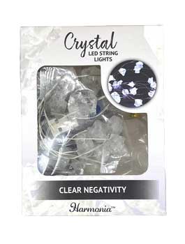 Clear Quartz Crystal Led String Light - Clearing Negativity 6.5 Ft