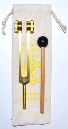 Solar Plexus Chakra Tuning Fork - Yellow 8.5"