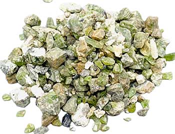 1 Lb Peridot Untumbled Stones 5-10mm