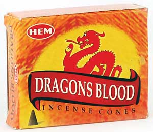 Dragon's Blood Hem Cone Incense (10 Cones)