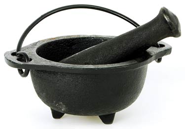 Durable Cast Iron Mortar & Pestle Set - 2.75"