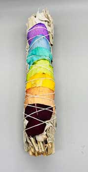 9-Inch Chakra Sage Stick for Energy Balance