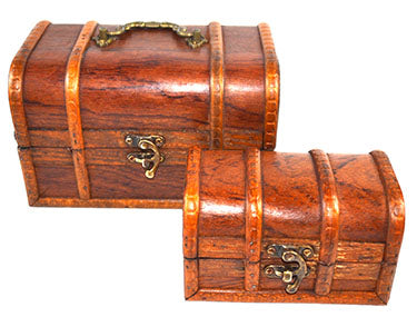 Antique Wood Box (Set Of 2)