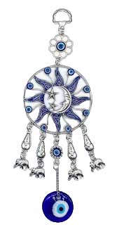 Celestial Nazar Evil Eye Wall Hanging - 8.5"