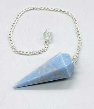 6-Sided Angelite Pendulum