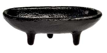 Cast Iron Smudge & Incense Burner 4"