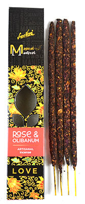 Rose & Olibanum (Love) Manifest Incense Stick 4pk