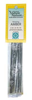 Relaxing Amber Incense Sticks (10 Pack) by Nature Nature