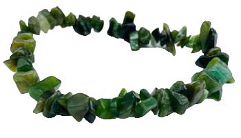 Nephrite Jade Chip Bracelet