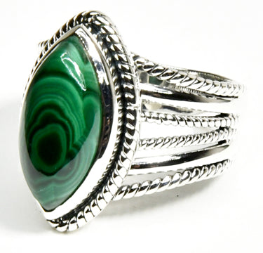 Malachite Ring Size 12