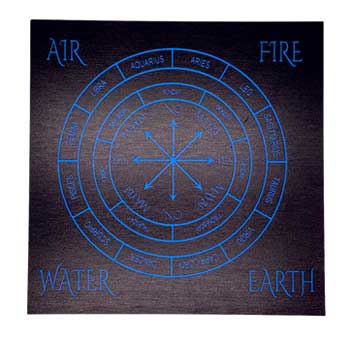 Blue Zodiac Pendulum Board 8"x8"
