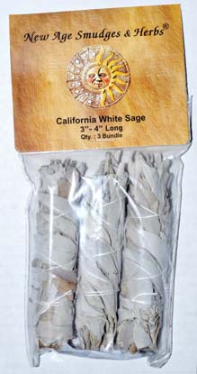 White Sage Smudge Sticks 3pk for Purification