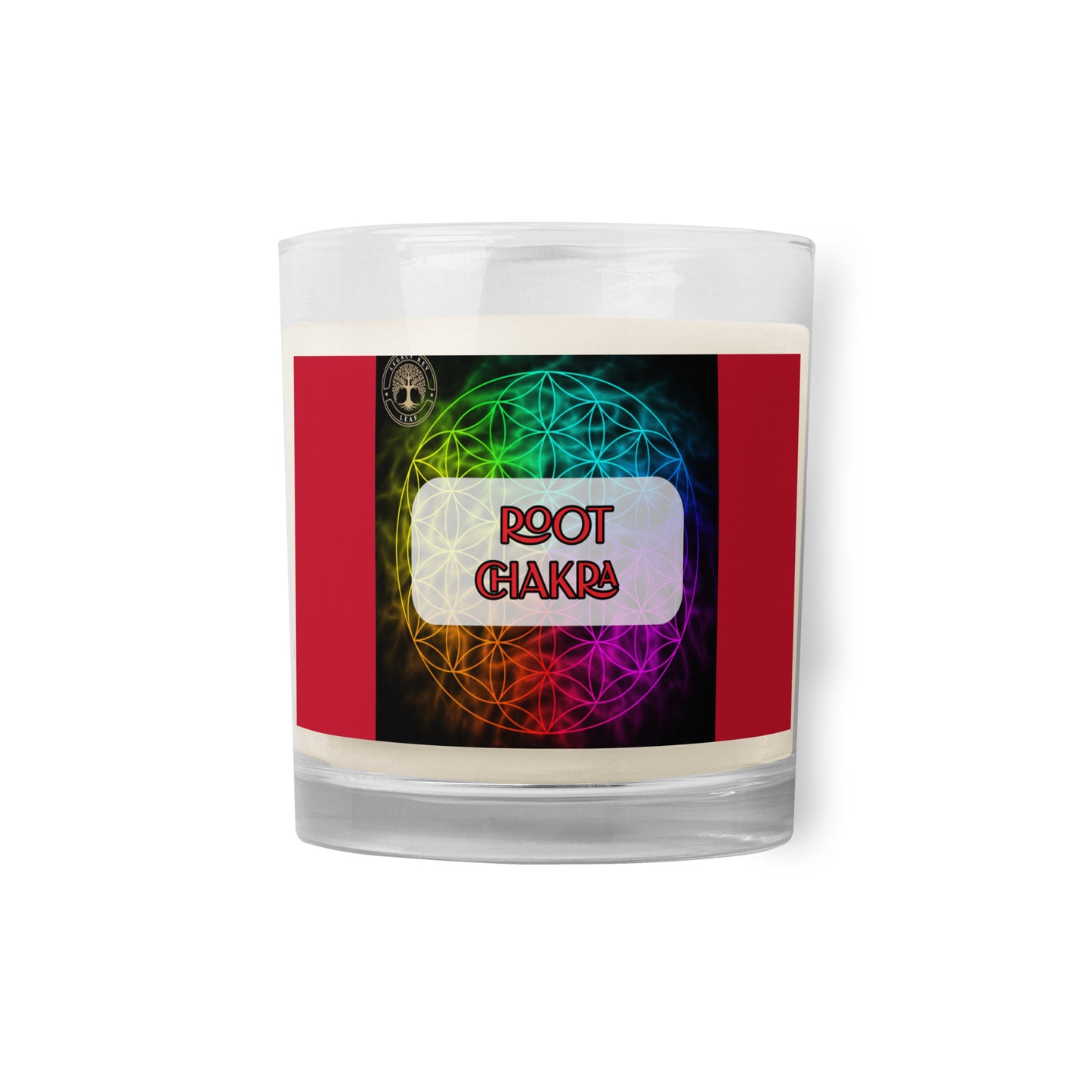 Root Chakra Glass Jar Soy Wax Candle