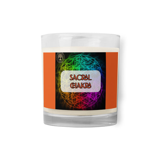 Sacral Chakra Glass Jar Soy Wax Candle