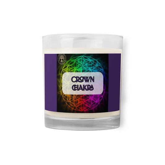 Crown Chakra Glass Jar Soy Wax Candle