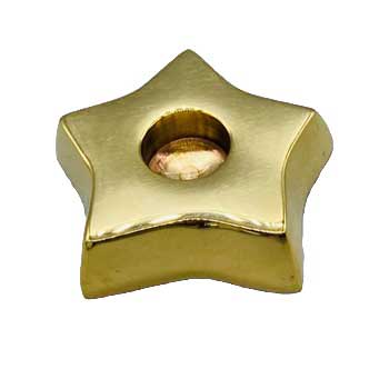 Brass Star 1/2" Chime Holder 1 1/2"