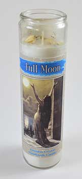 Jar Candle - Full Moon Topped with Jasmine (Scented)