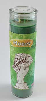 Jar Candle - Money Topped with Gold Flakes (Scented)