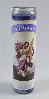 Jar Candle - Soulmate - Topped with Herbs (Scented)