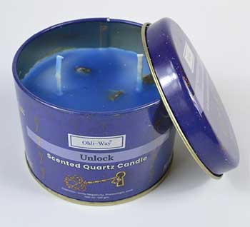 Unlock (Destrancaders) Quartz Tin Candle