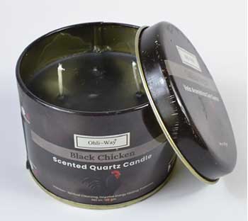 Black Chicken (Gallina Negra) Quartz Tin Candle