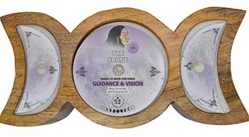 Crone Guidance & Vision Triple Moon Candle 60 Hr