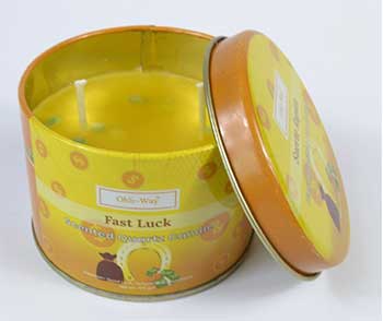 Fast Luck (Suerte Rapida) Quartz Tin Candle