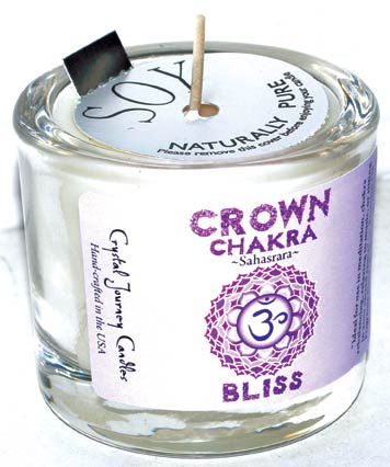 Crown Chakra Soy Votive Candle (Scented)