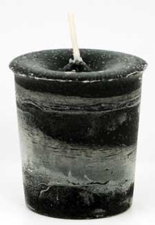 Protection Herbal Votive - Black (Scented)
