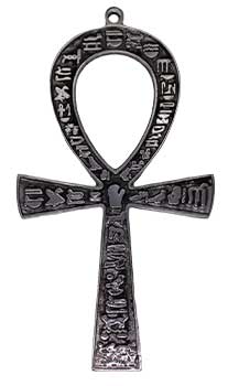 Ankh Silver Plated 4 1/2"  X 8"