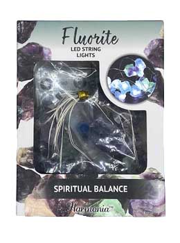 Fluorite Led String Lights - Spiritual Balance - 6.5 Ft