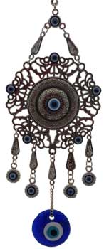 Flower Shield Nazar Evil Eye Protection Wall Hanging