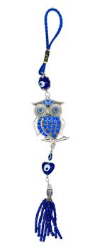 Owl Nazar Evil Eye Protection Wall Hanging