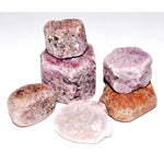 1 Lb Ruby Hexagon Untumbled Stones