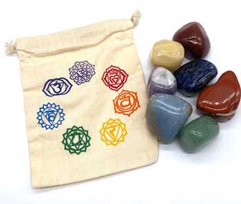 7 Chakra Tumbled Stones (Set Of 7)