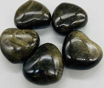 Golden Obsidian Heart 2"