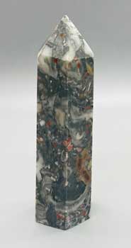 Sea Sediment Jasper Obelisk ~3+"